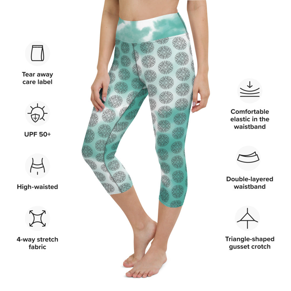 Boheme Yoga Capri Leggings